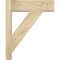 Ekena Millwork Traditional Block Rough Sawn Outlooker, Douglas Fir, 6"W x 18"D x 22"H OUT06X18X22TRA05RDF - alternate 2